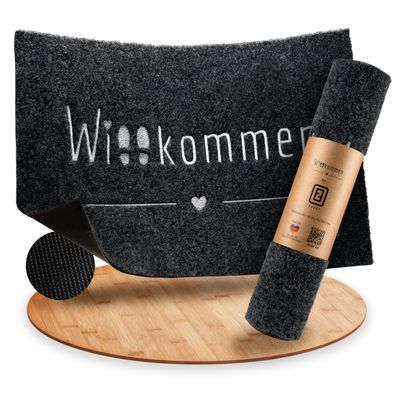 PAARF Welcome Doormat 40 x 60 cm, Washable Indoor Doormat