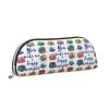 HAHAFU Leather Pencil Case, You Make Me Happy Camper Trailer, Silver view 2