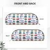 HAHAFU Leather Pencil Case, You Make Me Happy Camper Trailer, Silver view 3