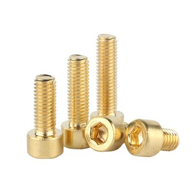 ORANXIN M8 x 20 mm Copper Hex Socket Head Cap Screws, 2 Pieces