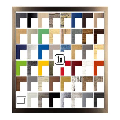 Multicolore Poster Frame, Bronze Rusted Look, 68.5 x 99 cm