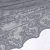 BOYOUTH Elegant Floral Lace Curtain with Waterfall Pearls, Gray, 99 cm Wide view 3