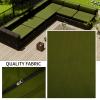 Morbuy Seat Cushion Cover for Rattan Furniture, Outdoor Lounge Furniture, Zippered, Waterproof, 60 x 60 x 10 cm, Sky Blue view 3