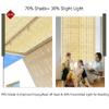Outdoor Bamboo Roll-Up Blind, Light-Filtering Natural Reed Shade view 4