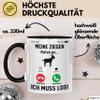 My Goats Are Calling... I Have to Go Mug, Black view 3