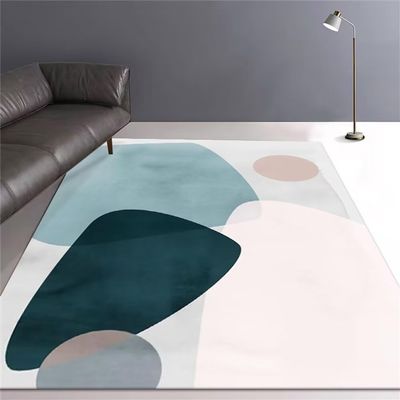 RUGMRZ Modern Washable Non-Slip Living Room Rug, 100 x 160 cm