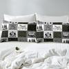 Homewish Camper Duvet Cover Set, Buffalo Check, 220 x 240 cm view 4