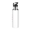 Straw Water Bottle, Leakproof Vacuum-Insulated Sports Bottle, Baseball White Ball, 600 ml view 1