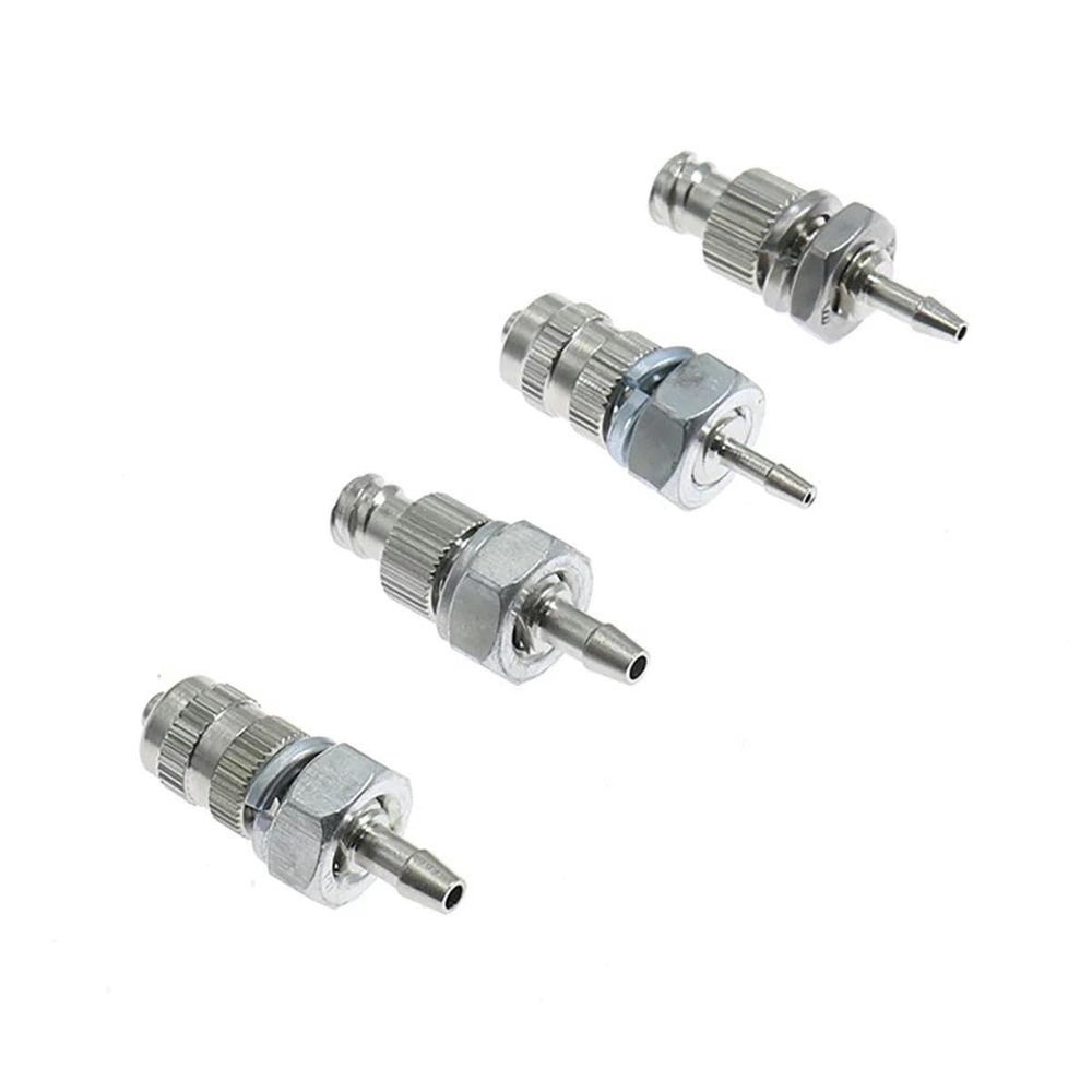 Luer-Lock Adapter for Dispenser Connection, Nickel-Plated Brass, JT-095 (1 pc)
