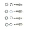 Luer-Lock Adapter for Dispenser Connection, Nickel-Plated Brass, JT-095 (1 pc) view 3
