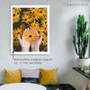 Skane MDF Frame for 56 x 71 cm Picture, White Wood Grain, with Acrylic Glass view 3