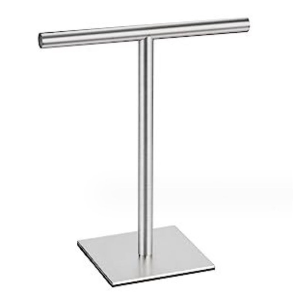 Freestanding 304 Stainless Steel T-Shaped Towel Rack