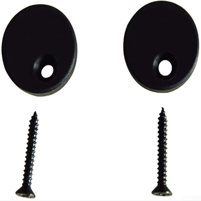 Black Sliding Door Hardware Set with Anti-Jump Wheel Blocks, Long-Lasting