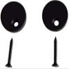 Black Sliding Door Hardware Set with Anti-Jump Wheel Blocks, Long-Lasting view 1