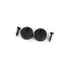 Black Sliding Door Hardware Set with Anti-Jump Wheel Blocks, Long-Lasting view 4