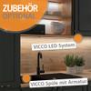 Vicco R-Line Corner Kitchen, Blue-Gray/Goldkraft Oak, 287 x 227 cm view 4