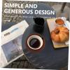 Hoement Set of 6 Non-Slip, Heat-Resistant PU Leather Coasters view 2