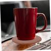 Hoement Set of 6 Non-Slip, Heat-Resistant PU Leather Coasters view 4