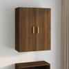 Brown Oak Wall Cabinet, 69.5 x 34 x 90 cm view 1