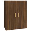 Brown Oak Wall Cabinet, 69.5 x 34 x 90 cm view 2
