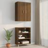 Brown Oak Wall Cabinet, 69.5 x 34 x 90 cm view 3