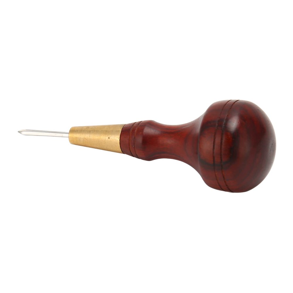 Leather Beveling Tool, Steel Awl, Professional Stitch Marker, Diamond Design