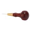 Leather Beveling Tool, Steel Awl, Professional Stitch Marker, Diamond Design view 1