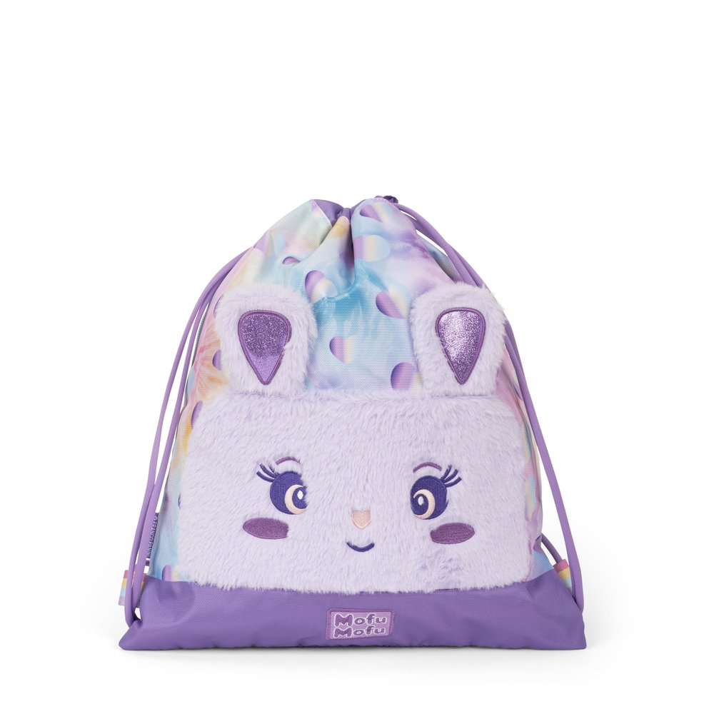 Franco Cosimo Panini Mofu Mofu Girls' Drawstring Bag, Multicolored