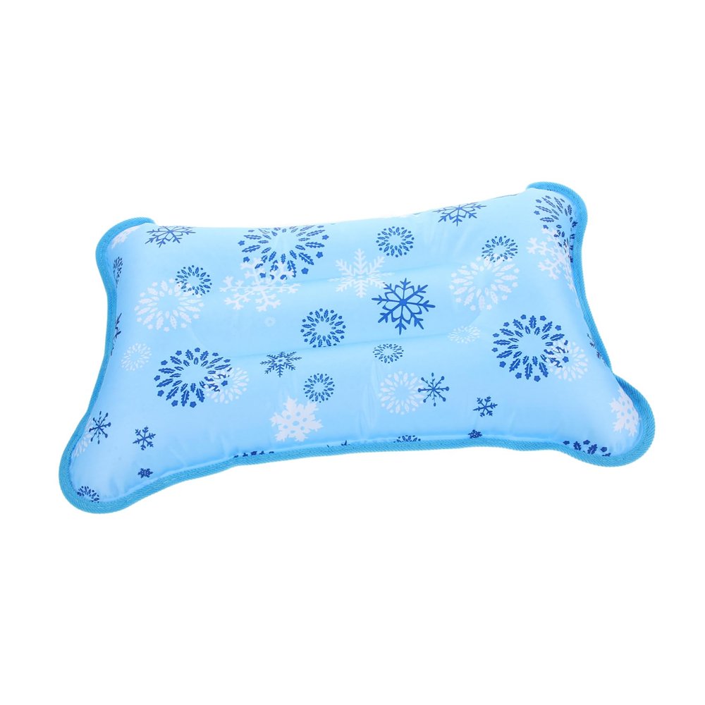 PRETYZOOM Inflatable Polyester Cooling Pillow, Lightweight and Portable for Camping and Travel, Cool Summer Pillow for Sleeping and Relaxing