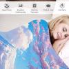 PAZZK Japanese-Style 3D Printed Flannel Fleece Throw Blanket, Soft Sofa and Bed Blanket, 130 x 150 cm view 3