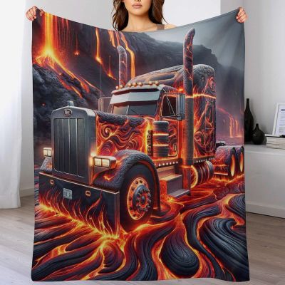 LKW 3D Pattern Fleece Blanket, Warm and Soft Flannel Throw