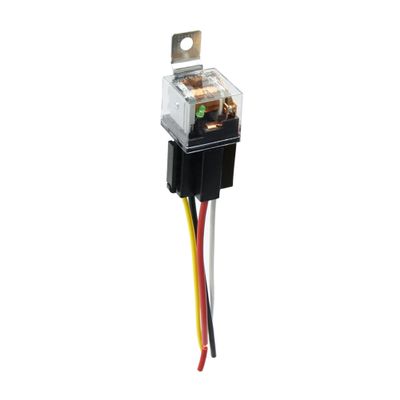 REIUAFWYGV JD-2914 4-Pin DC 24V 80A Universal Automotive Electronic Starter/Fuse Relay Power Switch with Wiring Harness