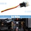 REIUAFWYGV JD-2914 4-Pin DC 24V 80A Universal Automotive Electronic Starter/Fuse Relay Power Switch with Wiring Harness view 2