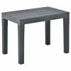 ZEYUAN Garden Benches, 2 Pieces, Anthracite Plastic view 2