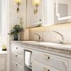 LSWYYP Waterfall Bathroom Faucet, Modern Single-Hole Faucet with Long Spout, Hot and Cold Water, Brushed Silver view 4