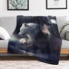 Wolf Throw Blanket, Warm Flannel Fleece Blanket for Sofa, Couch, and Bed, 130 x 180 cm view 2