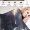 Wolf Throw Blanket, Warm Flannel Fleece Blanket for Sofa, Couch, and Bed, 130 x 180 cm view 3