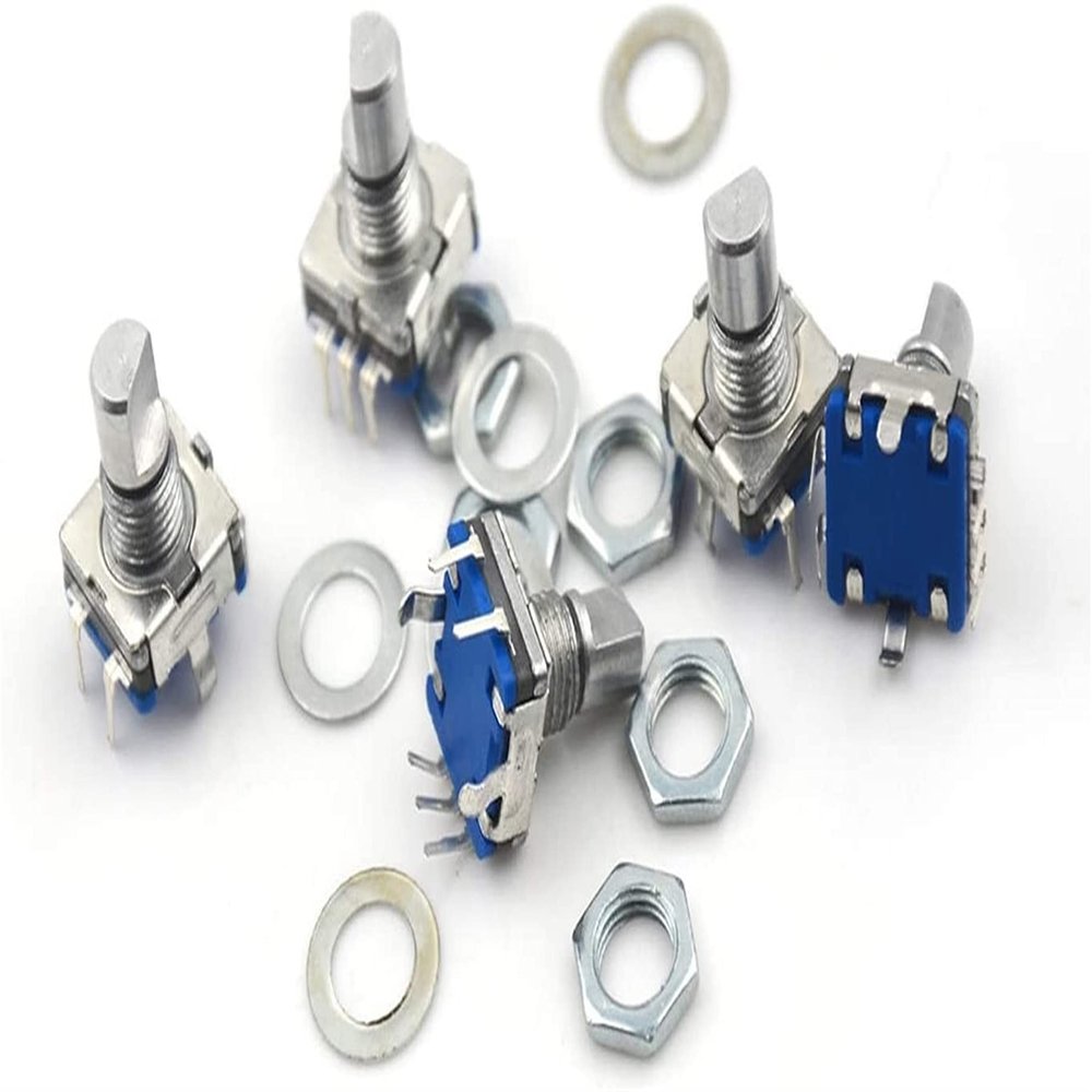 DSZUJTYROP 12 mm Rotary Encoder Pushbutton Switch, 5-Pack