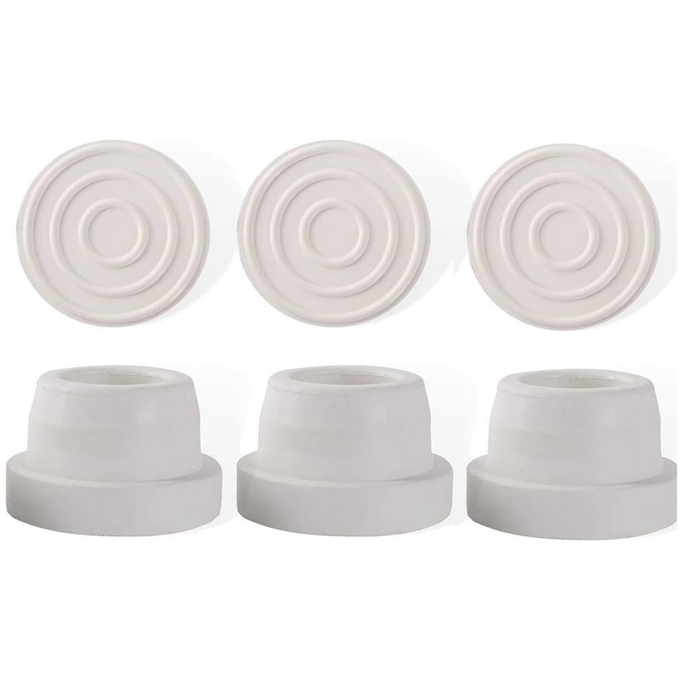 Carriere 6-Piece Rubber Bumpers for Pool Ladders, for Ladder Tubes with 4.8 cm Inner Diameter