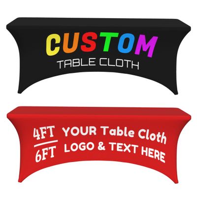 Personalized Stretch Tablecloth with Logo