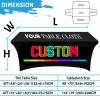 Personalized Stretch Tablecloth with Logo view 3