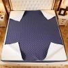 Waterproof Quilted Mattress Cover with Zipper, Six-Sided, NIU zai LAN, 150 x 200 x 20 cm view 3