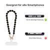 AOKSUNOVA Blue Beaded Short Phone Wrist Strap view 2