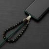 AOKSUNOVA Blue Beaded Short Phone Wrist Strap view 3