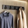 Wall-Mounted Folding Hook Coat and Towel Rack view 2