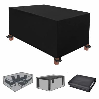 Generic Garden Furniture Cover, 220 x 95 x 95 cm, Black
