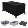 Generic Garden Furniture Cover, 220 x 95 x 95 cm, Black view 1