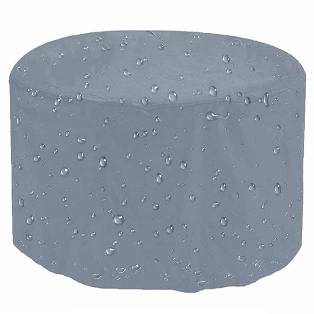 JMDNTQ Round Patio Table Cover 115 x 70 cm, Waterproof 420D Oxford Fabric