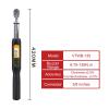 ZEEGII Digital Torque Wrench, 1/2 in, 135/200/340 Nm, Buzzer & LED Alert (Color: VTWB-135) view 2