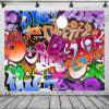 BELECO 6 x 3 m Graffiti Hip-Hop Backdrop view 2